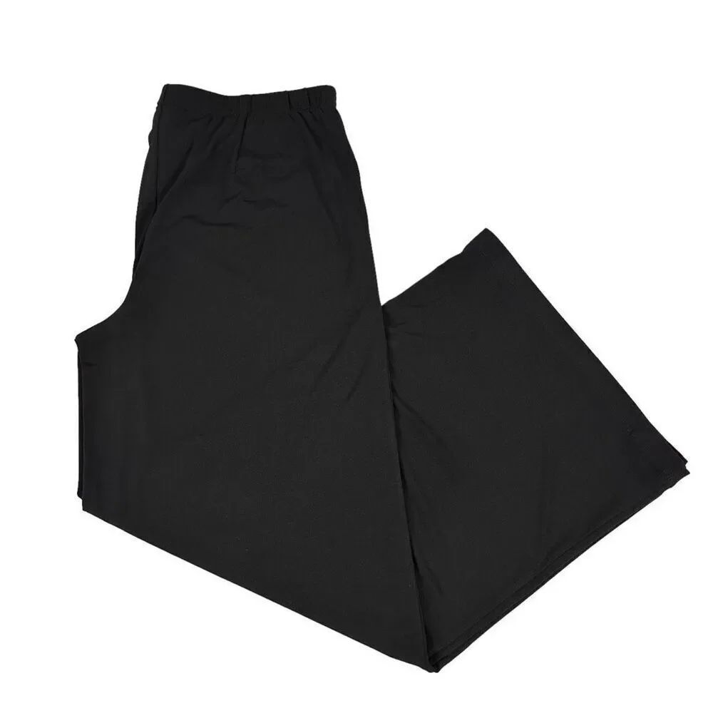 Chico's Black Wide Leg Pants size 2 Large